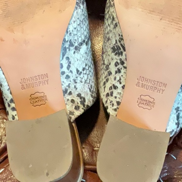 Snakeskin Pattern Women's Heeled Sandals - Picture 10 of 10